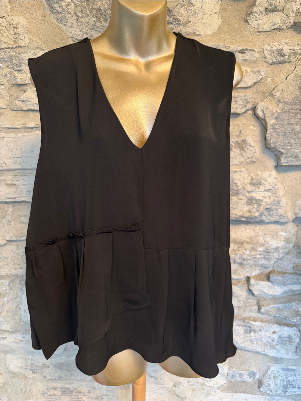 Calvin Klein Sleeveless V-Neck Top